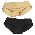 Belvia Comfia Tummy Control Shaping Briefs Black/nude 2pack (SMALL)