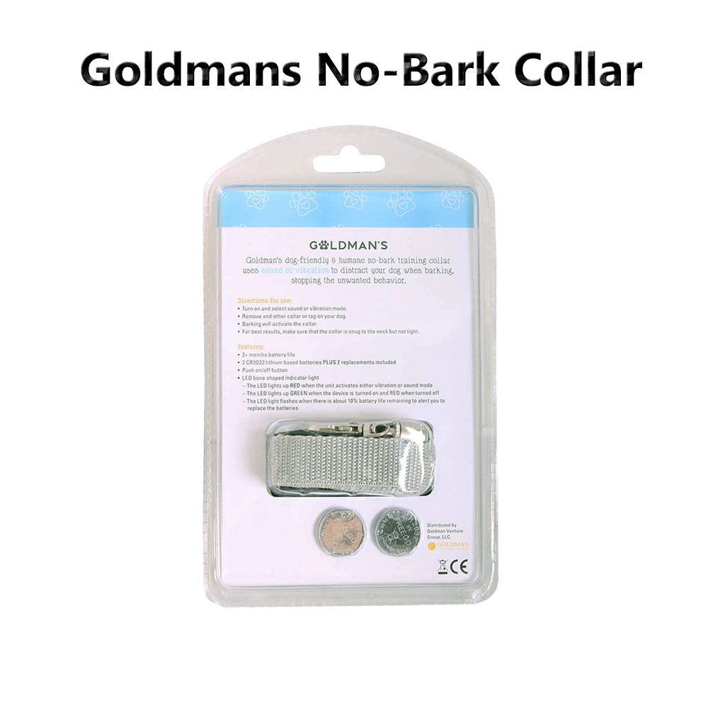 Goldman's Large Dog-Friendly No-Bark Collar