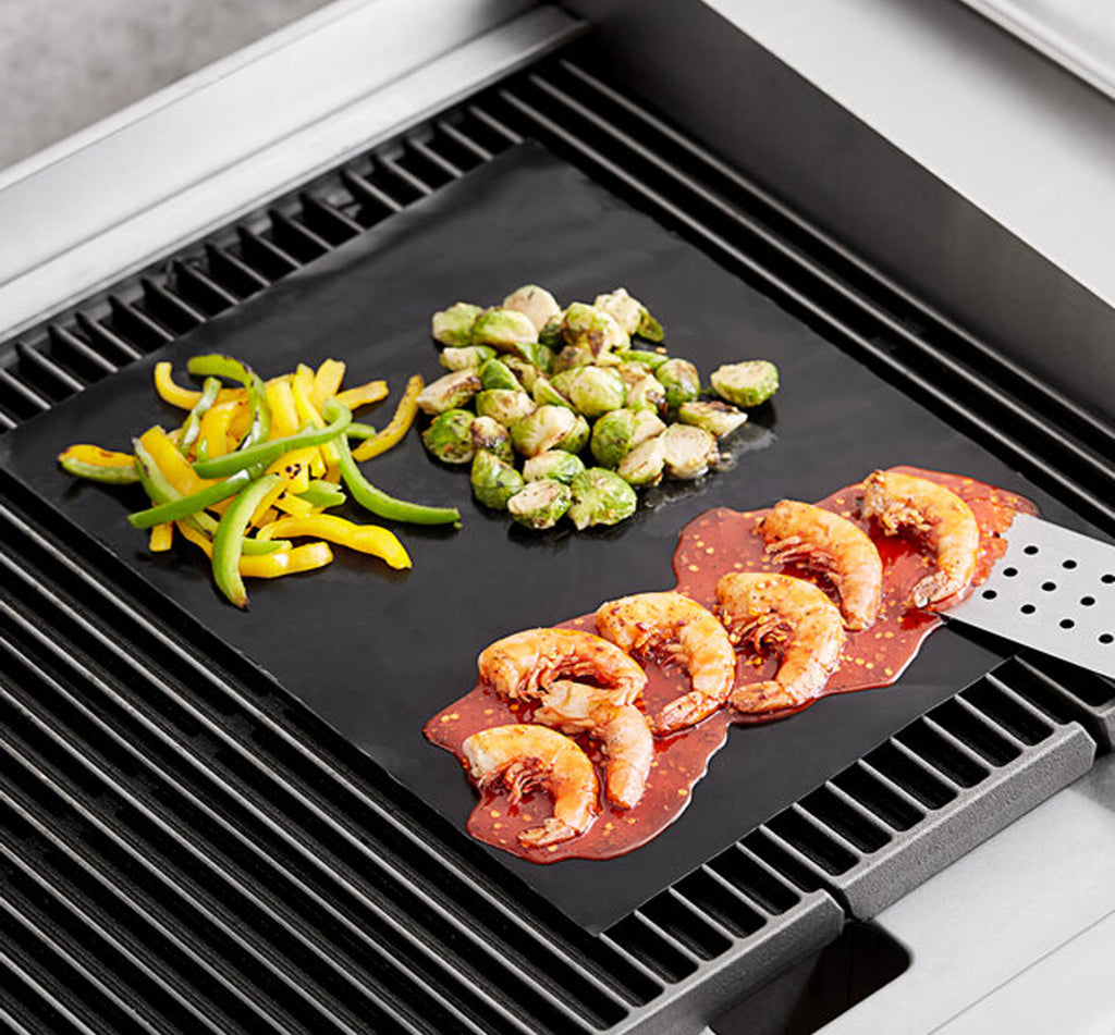 Grill with Ease: Non-Stick BBQ Sheets (2 Pack, 260°C)