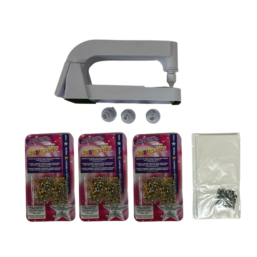 Bedazzler DELUXE - Gold & Silver  Stars Kit - 600 Star Studs