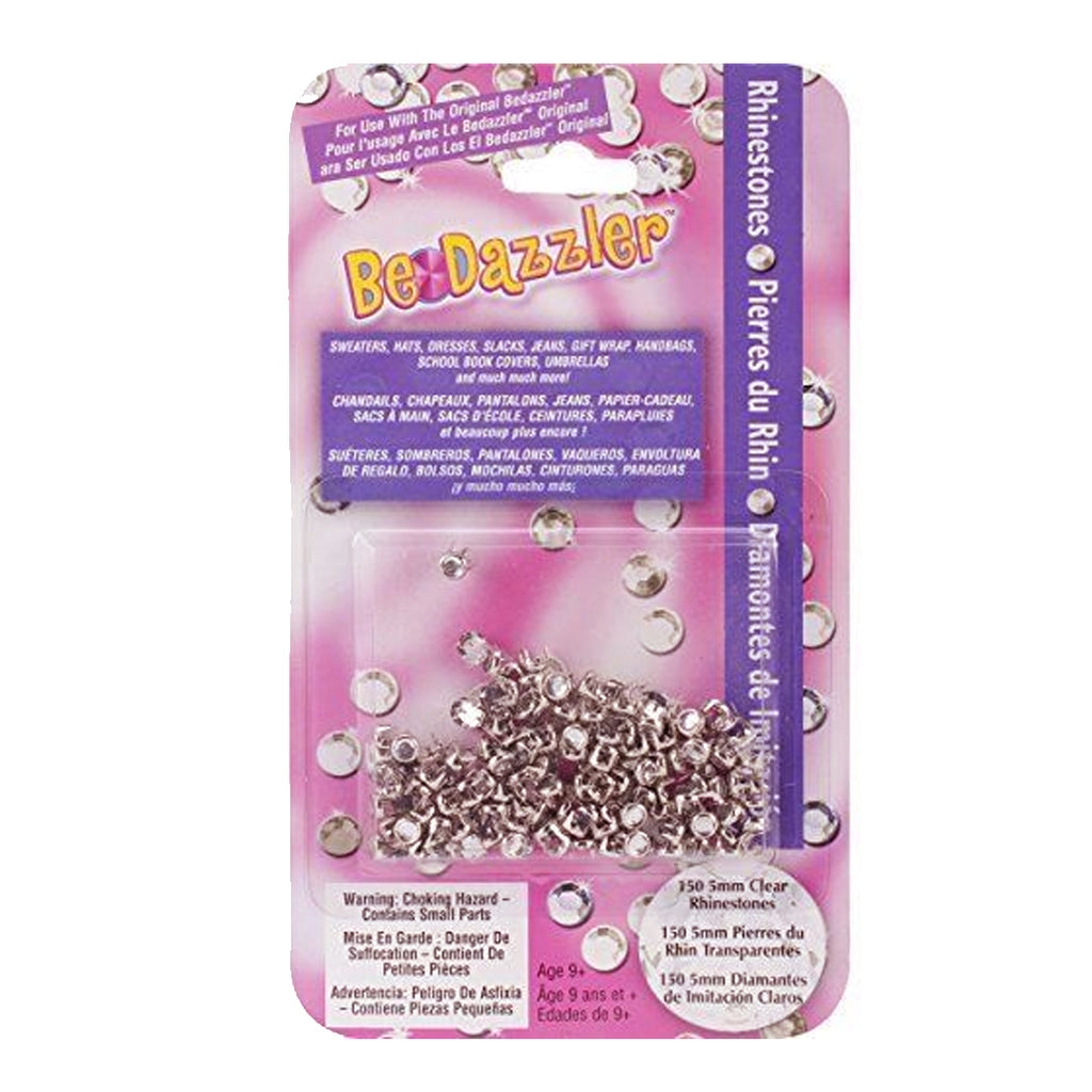 BeDazzler Rhinestones Refill - 150 pieces -Clear-