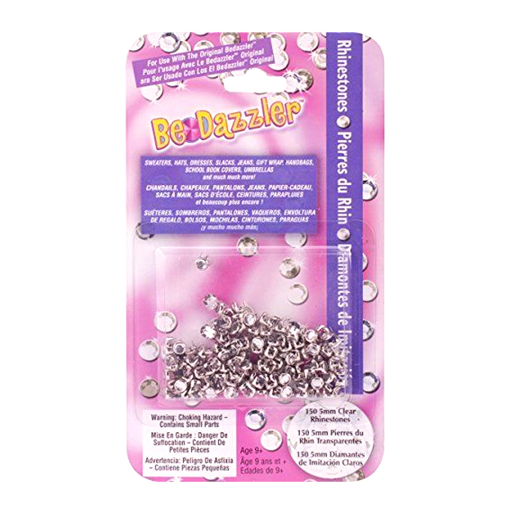 BeDazzler Rhinestones Refill - 150 pieces -Clear-