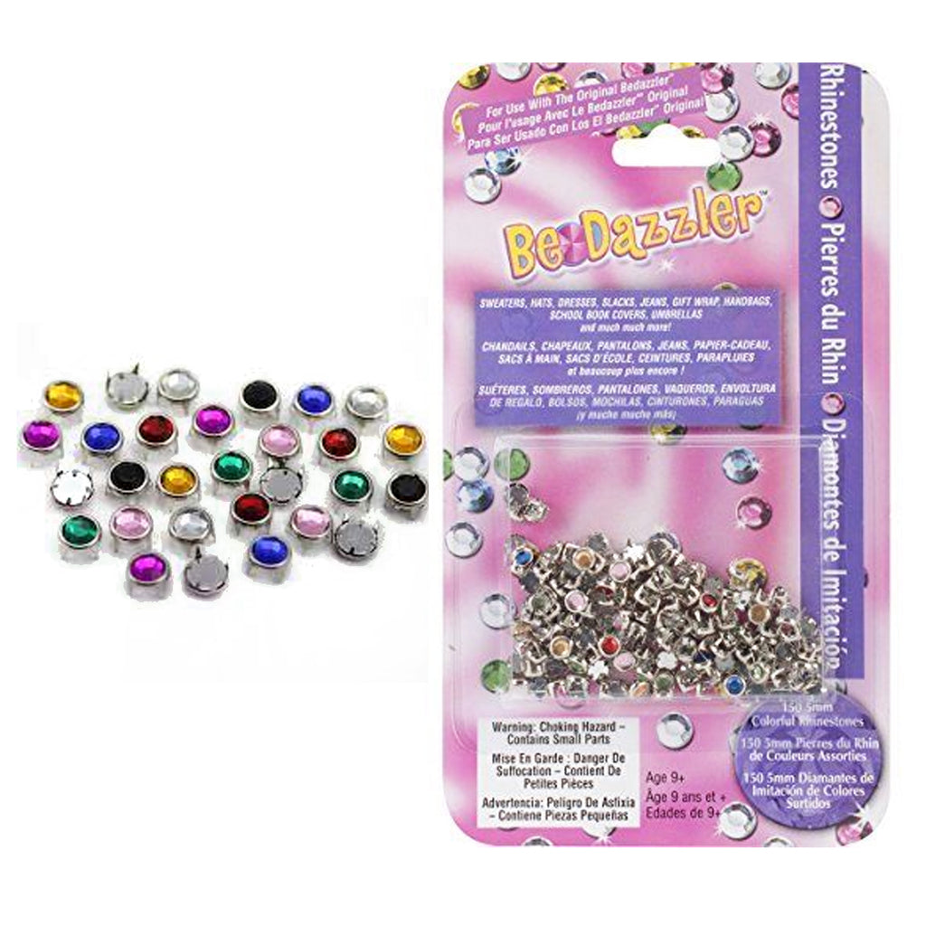 multi colored rhinestones