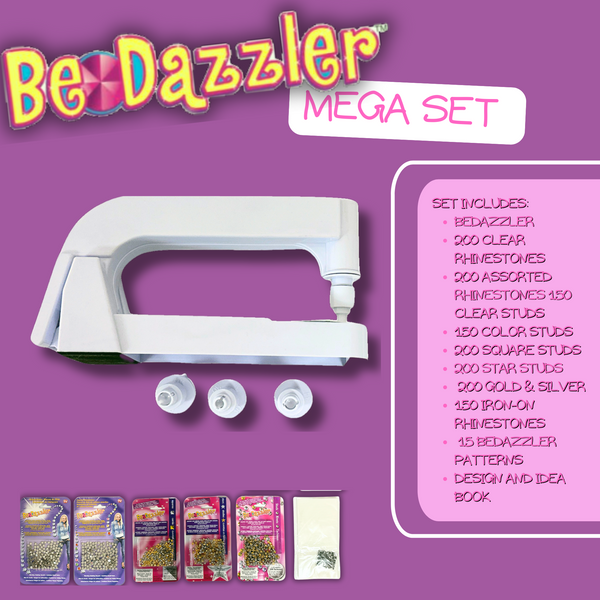Bedazzler DELUXE MEGA SET - The Original Bedazzler Rhinestone and Stud ...