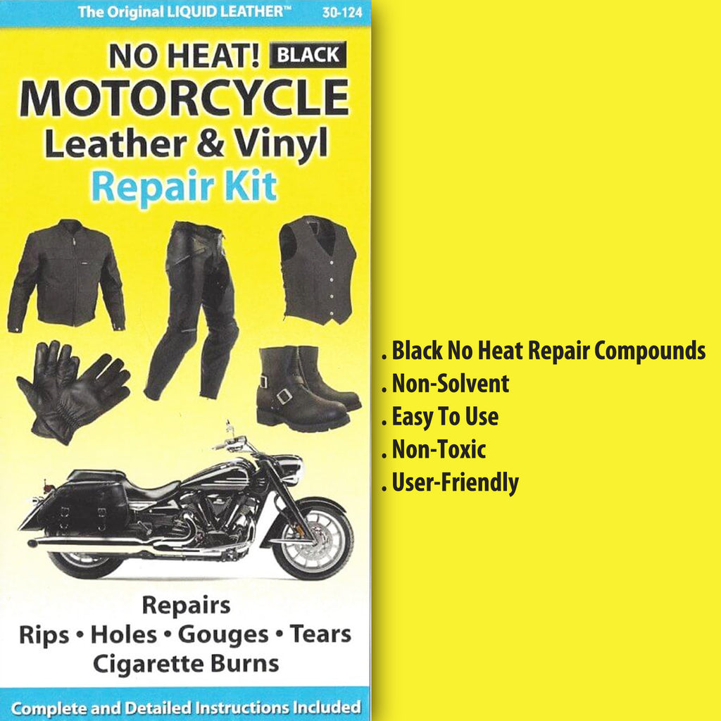 black leather