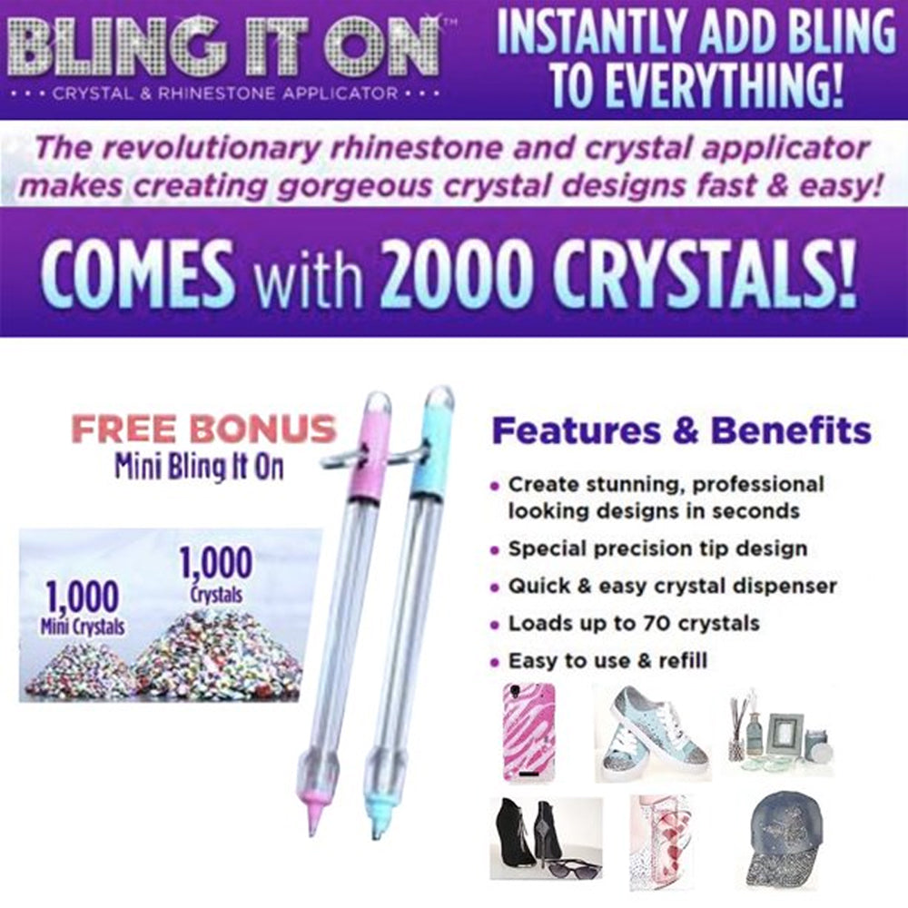Bling It On - Crystal & Rhinestone Applicator