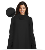 BLACK fleece blanket