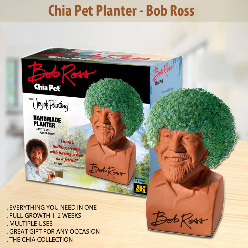 bob ross chia pet