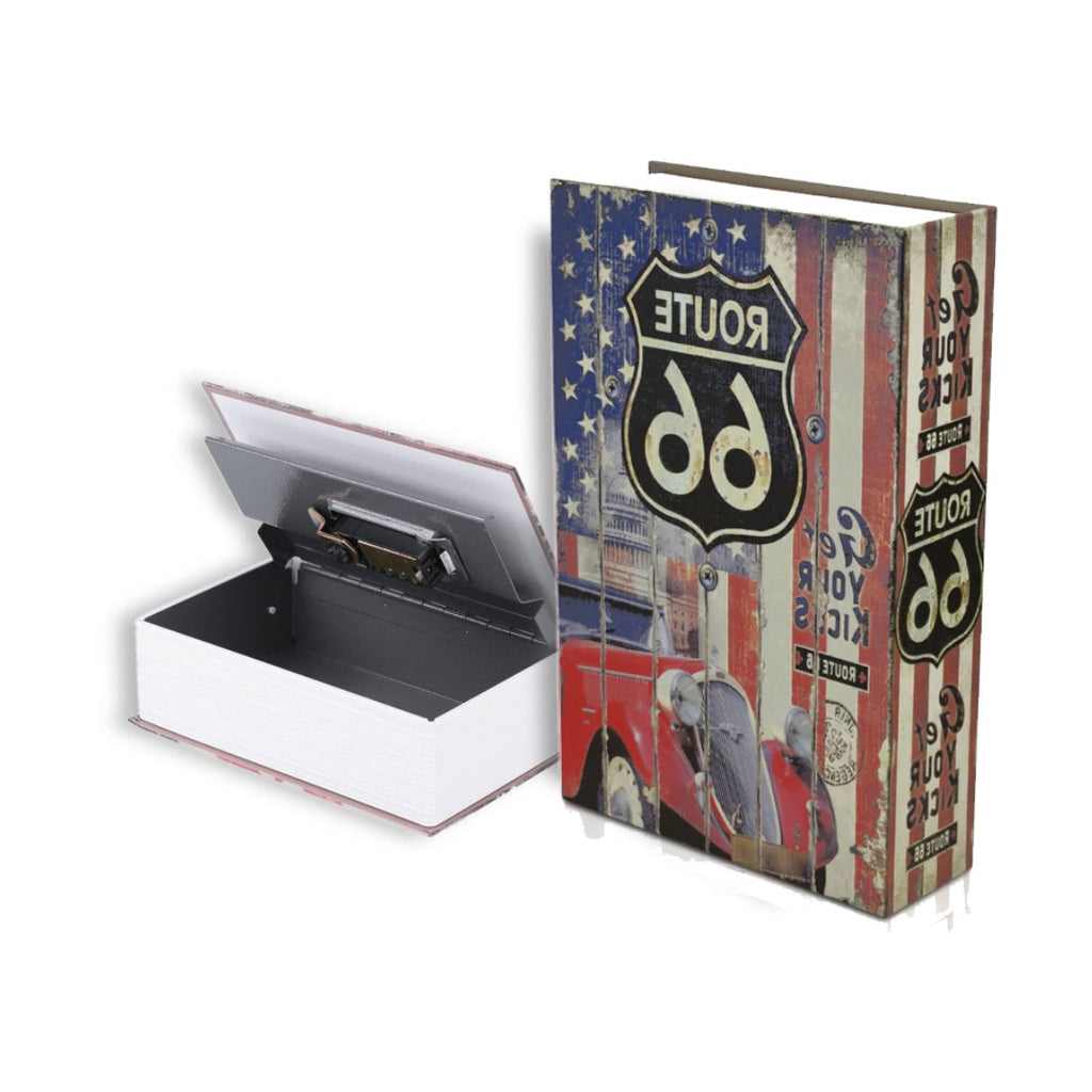 Book Safe Password Lock - Route 66