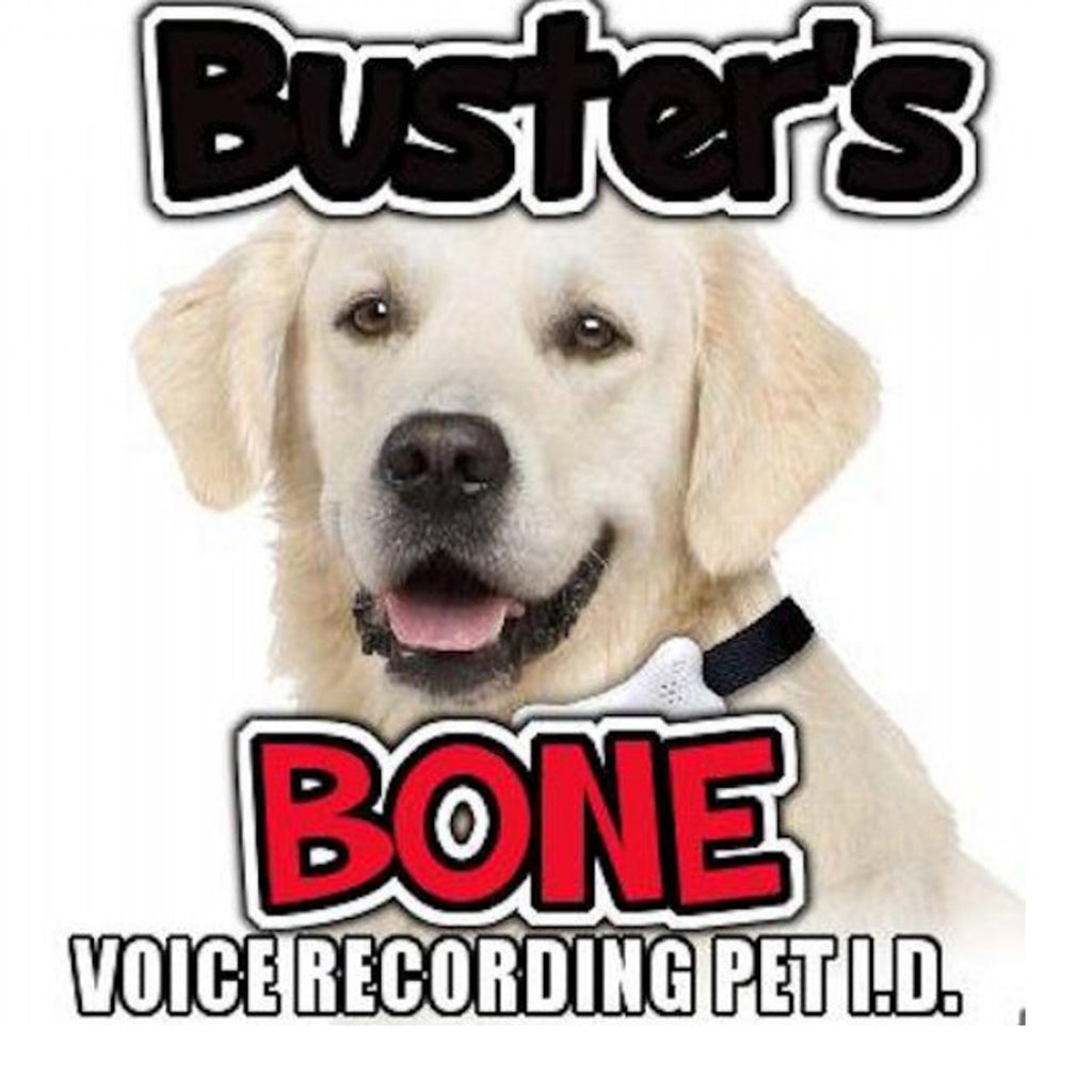 Buster's Bone Voice Recording Pet I.D.