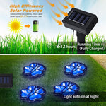 Ideaworks Solar LED Butterfly Lights - Decorative Gardening 4 Piece Set