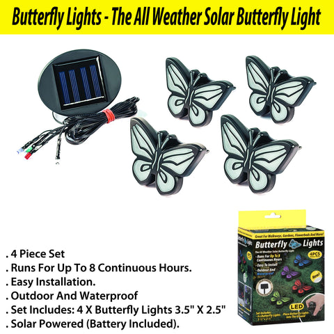 butterfly solar lights