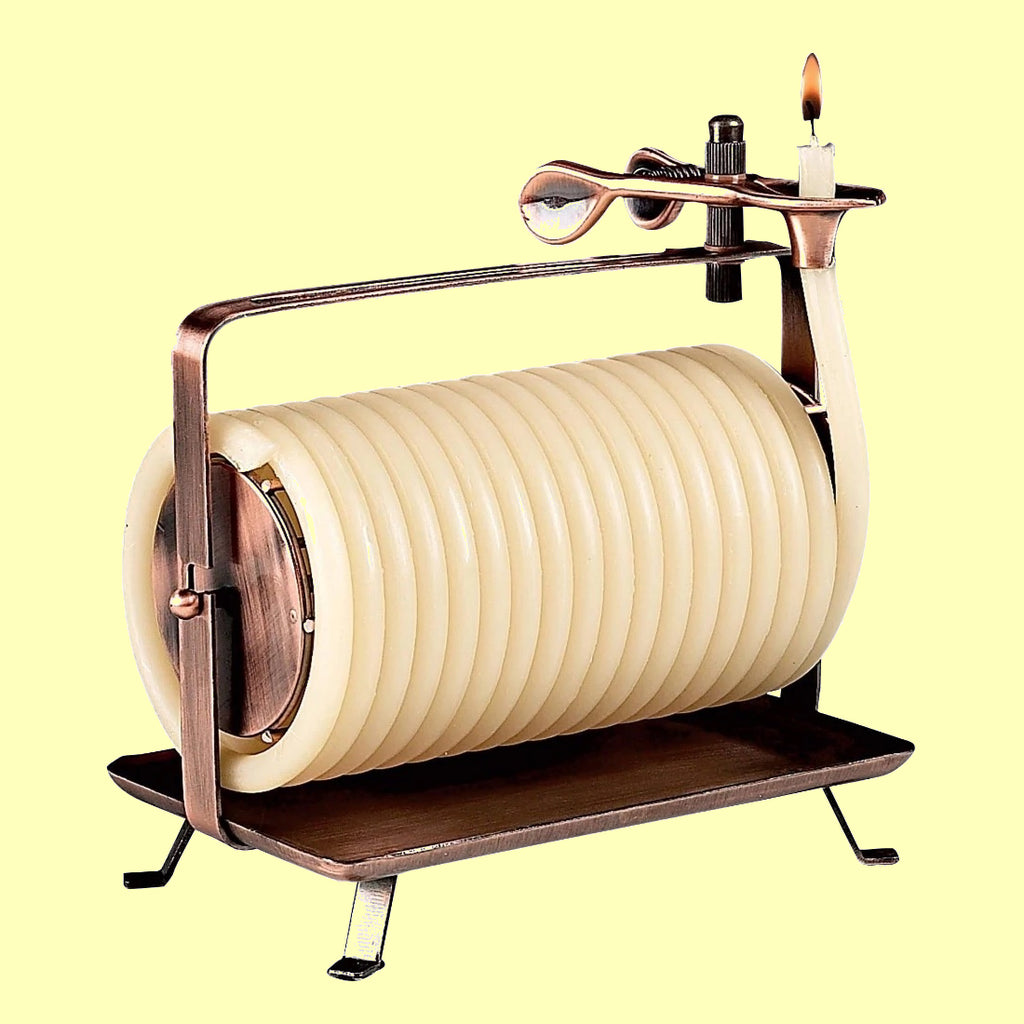 Candle by the Hour - 48 Hour Horizontal  with Copper Base (20618B)