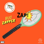 Handheld Battery-Powered Bug Zapper Racket