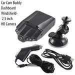 Car Cam Buddy - 2.5 inch HD Camera Recorder Car Cam with Endless Loop Recording