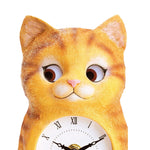 Kitty Clock with Moving Eyes