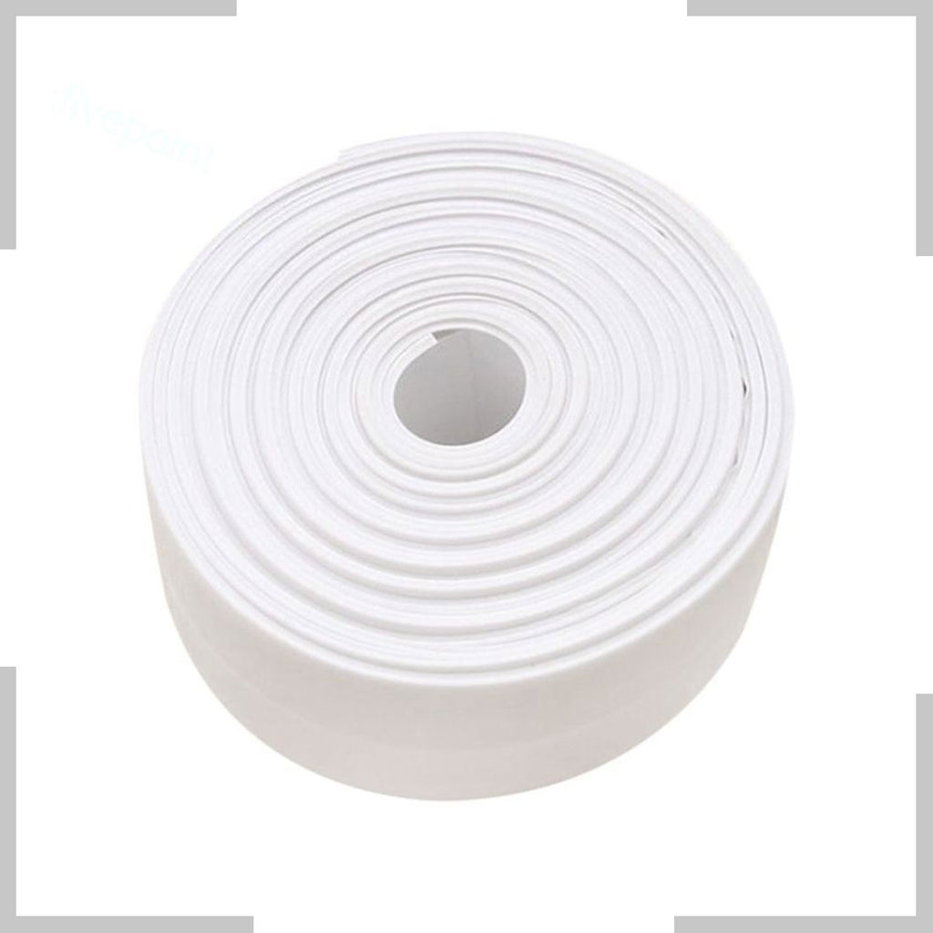 Hampton 10430 Adhesive and Waterproof Caulktape, 11' Length x 7/8" Width, White