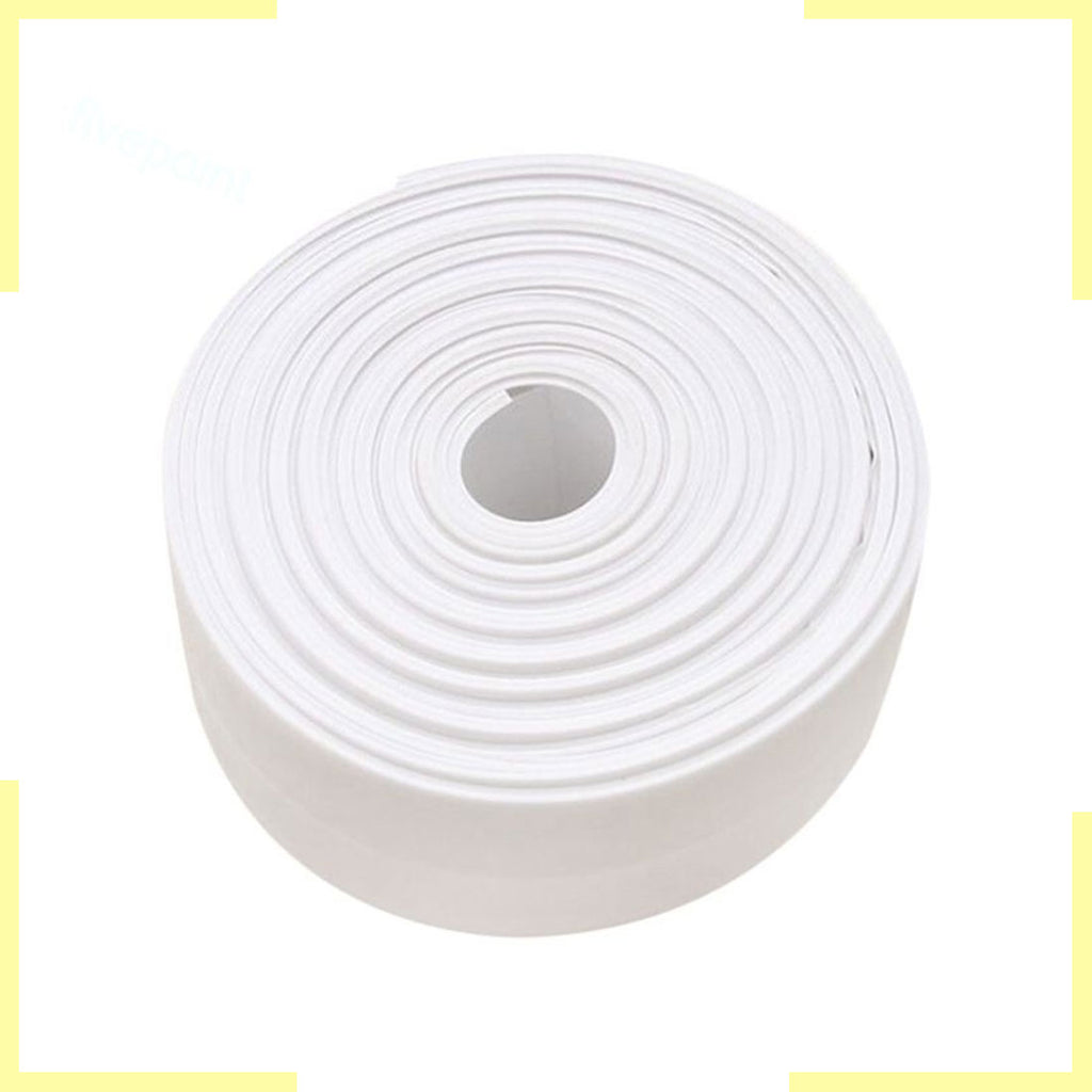 Hampton 10430 Adhesive and Waterproof Caulktape, 11' Length x 7/8" Width, White