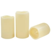Flameless LED Candle Set (3-Pack) with Remote Control