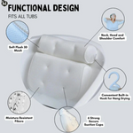 bathtub bath pillow