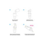The CrunchCup - A Portable Cereal Cup  -  Pink