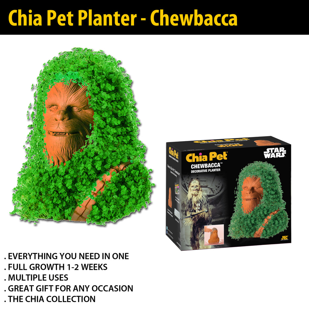 Chia Pet® Bob Ross® The Joy of Painting® Handmade Planter - Brown