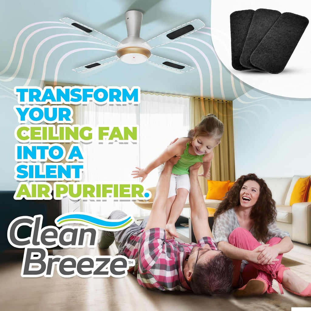 Clean Breeze Fan-Mounted Air Filters - Set of 3