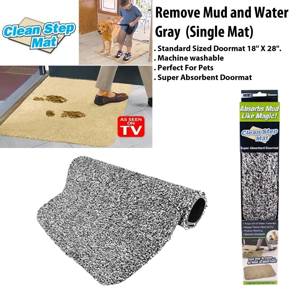 Clean Step Mat- Gray (Single Mat)