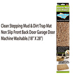 Clean Stepping Gray Mat - Traps Mud & Dirt to Protect Floors