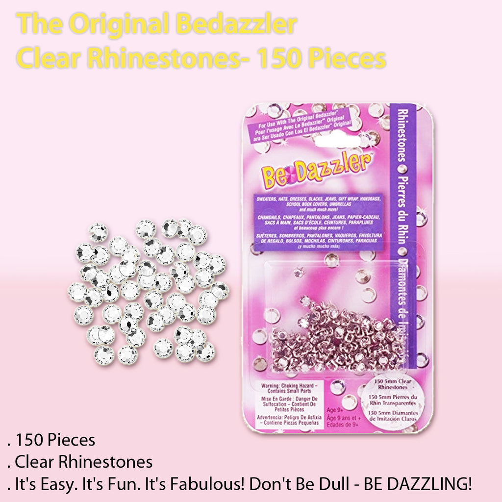 The Original Bedazzler Clear Rhinestones- 150 Pieces