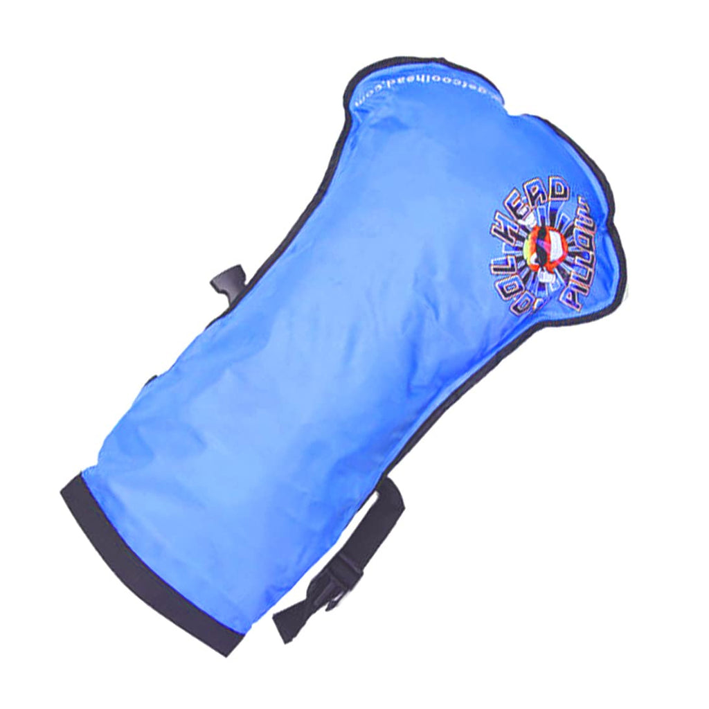 Cool Head™ Refillable Beach Water Pillow – Blue