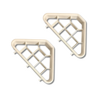 Corner Broom and Tool Holders (Set of 2)