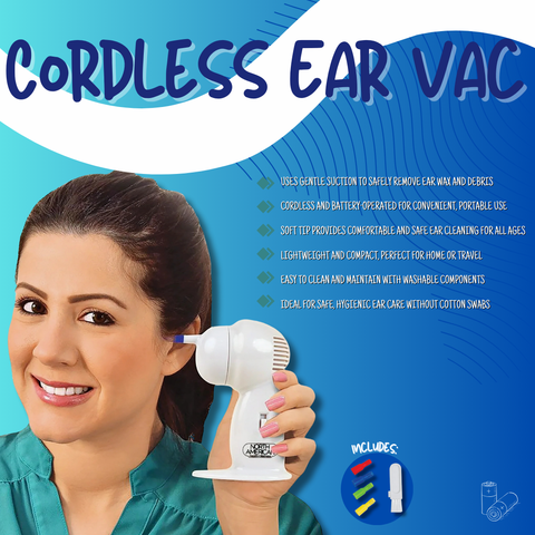 Cordless Ear Vac – Safe & Gentle Ear Cleaning Solution