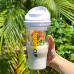 The CrunchCup XL - A Portable Cereal Cup - White