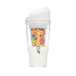 The CrunchCup XL - A Portable Cereal Cup - White