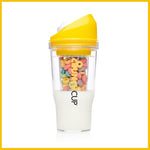 The CrunchCup XL - A Portable Cereal Cup  -  Yellow