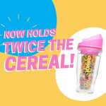 The CrunchCup XL - A Portable Cereal Cup - White