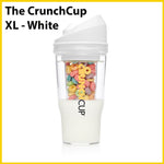 The CrunchCup XL - A Portable Cereal Cup  -  White