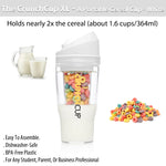The CrunchCup XL - A Portable Cereal Cup - White
