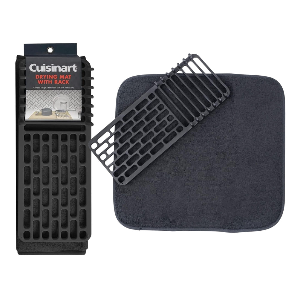 Cuisinart 18US6251BLACK Dish Drying mat, standard, Black