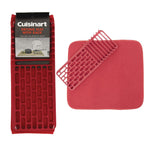 Cuisinart 18US6251RED Dish Drying mat, Standard, Red