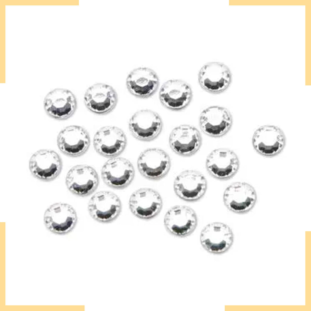 Stone Setter Crystals - 72 Pieces of 7mm Crystal for Crafts