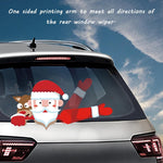 Waving Santa Decal