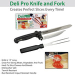 Deli Pro Knife and Fork with Slicing Guide