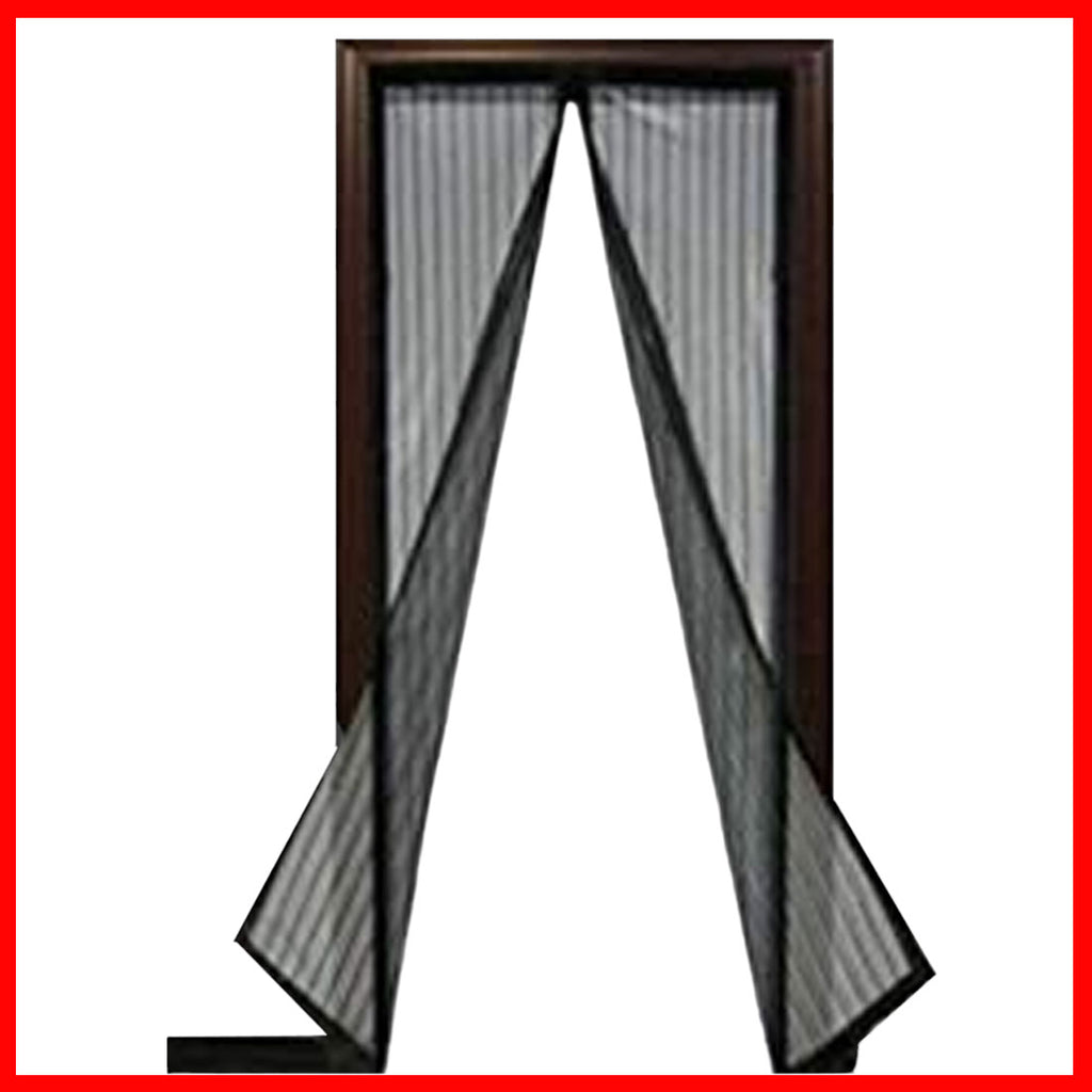 Hands-Free Magnetic Mesh Door – Fits Single, Sliding, and French Doors