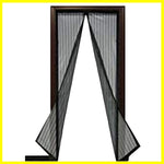 Hands-Free Magnetic Mesh Door – Fits Single, Sliding, and French Doors