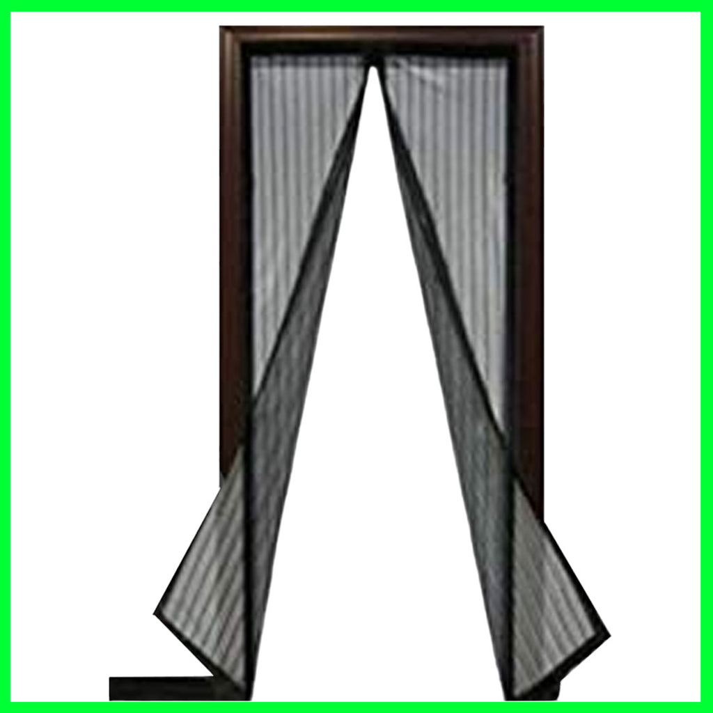 Hands-Free Magnetic Mesh Door – Fits Single, Sliding, and French Doors