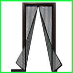 Hands-Free Magnetic Mesh Door – Fits Single, Sliding, and French Doors