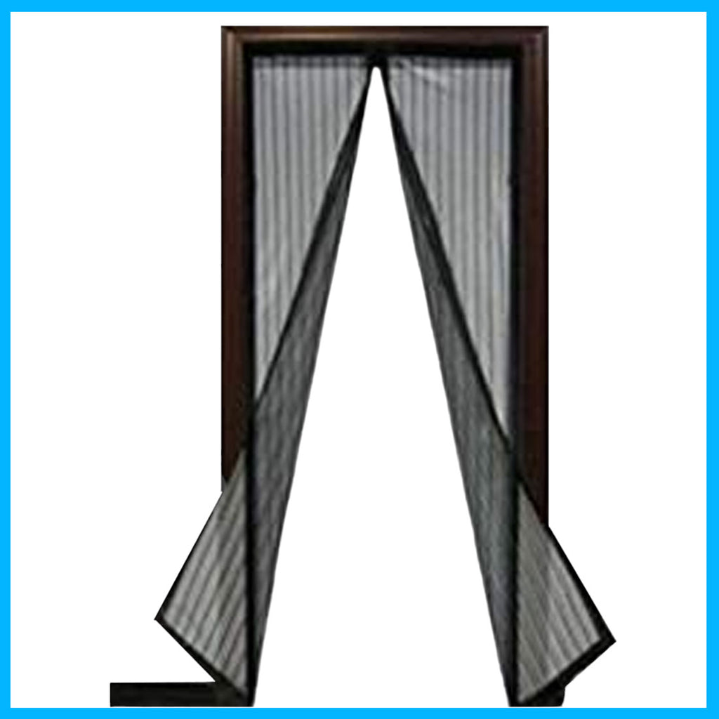 Hands-Free Magnetic Mesh Door – Fits Single, Sliding, and French Doors