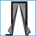 Hands-Free Magnetic Mesh Door – Fits Single, Sliding, and French Doors